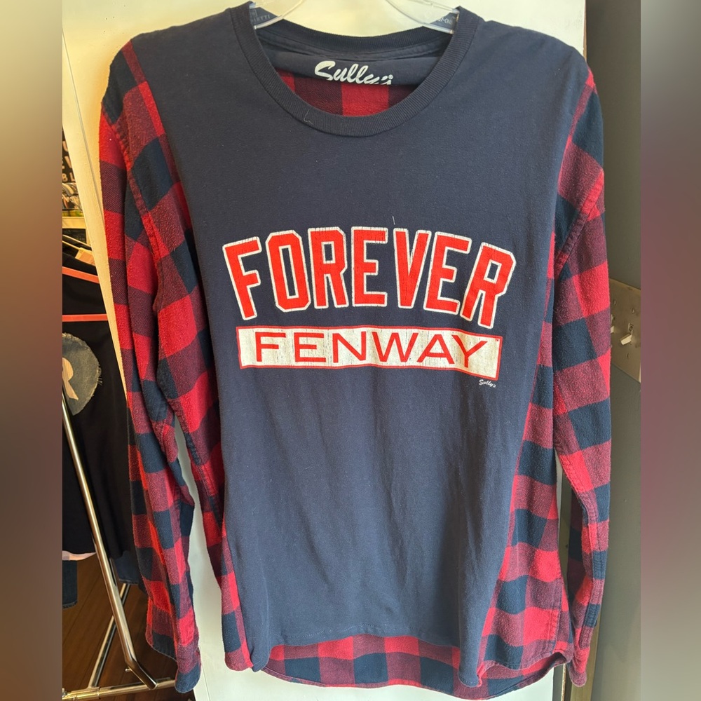 Custom Boston Red Sox Baseball Flannel Shirt - Forever Fenway